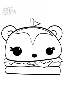 Num Noms coloring page 10 - Free printable