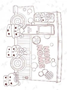 Num Noms coloring page 12 - Free printable