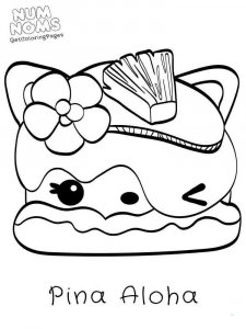 Num Noms coloring page 2 - Free printable