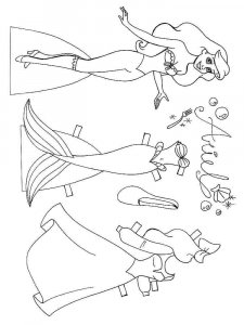 Paper Dolls coloring page 27 - Free printable