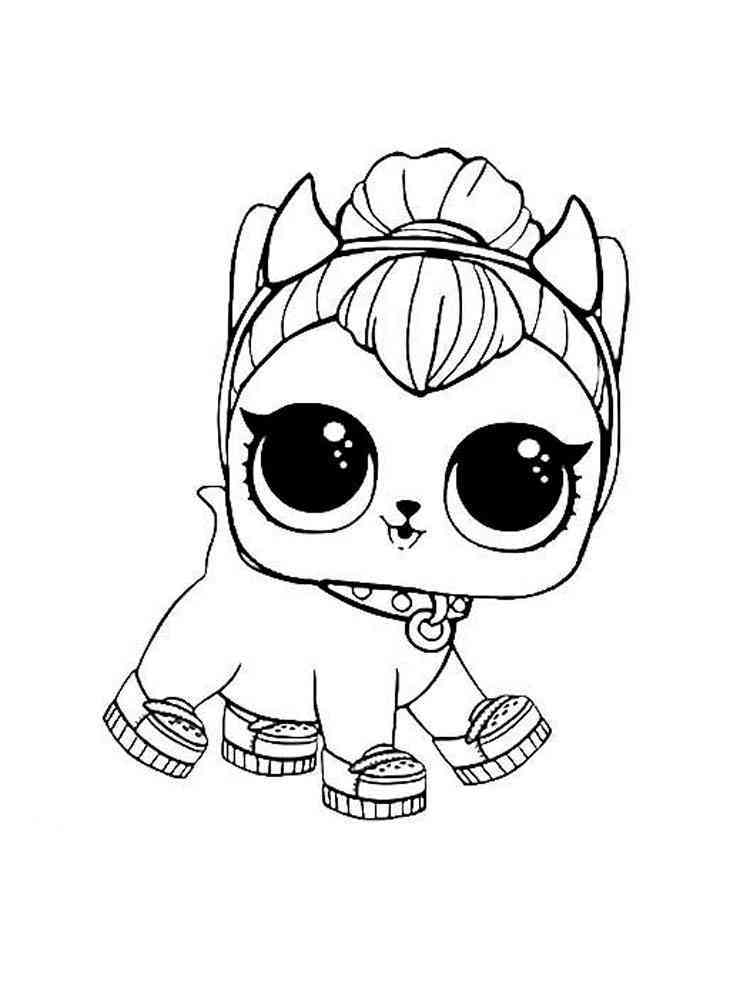 Pets LOL coloring pages. Download and print Pets LOL coloring pages