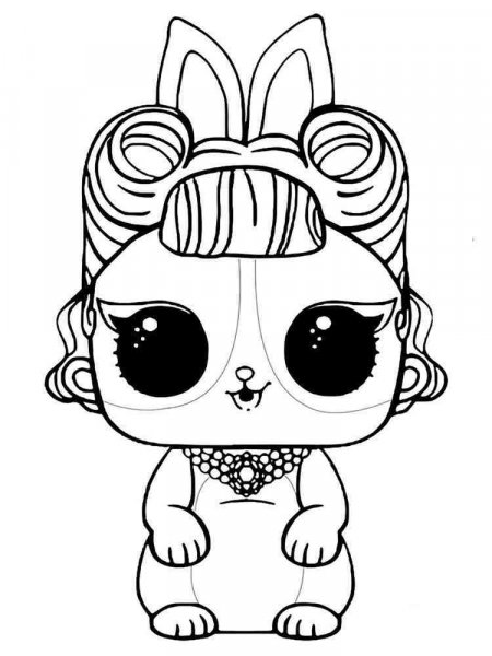 Pets LOL coloring pages