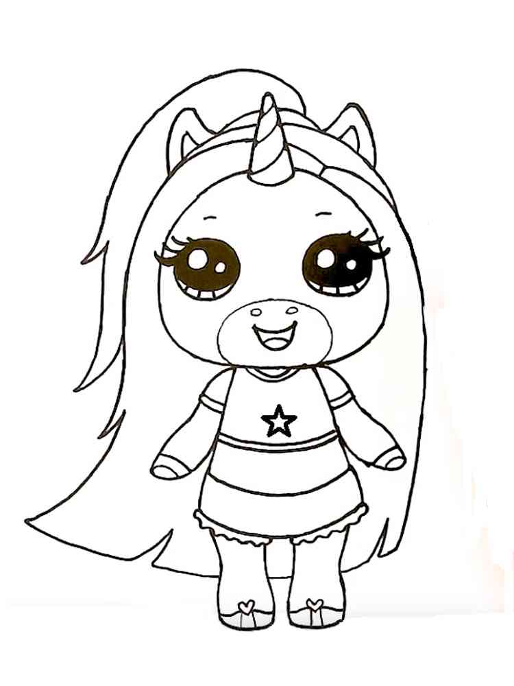 Unicorn Roblox Character Coloring Pages