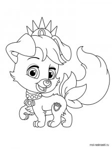 Royal Pets coloring page 2 - Free printable