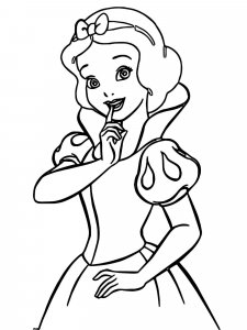 Snow White coloring page 32 - Free printable