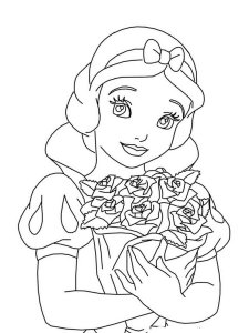 Snow White coloring page 43 - Free printable