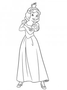 Snow White coloring page 45 - Free printable