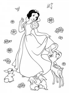 Snow White coloring page 47 - Free printable