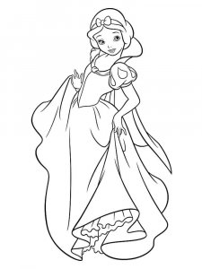 Snow White coloring page 33 - Free printable