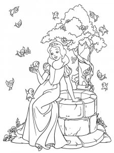 Snow White coloring page 56 - Free printable