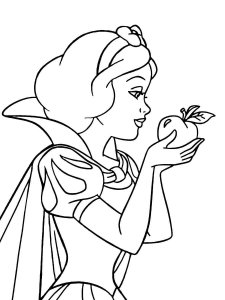 Snow White coloring page 34 - Free printable
