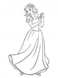 Snow White coloring page 35 - Free printable