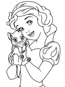 Snow White coloring page 38 - Free printable