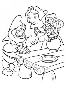 Snow White coloring page 10 - Free printable