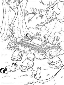 Snow White coloring page 12 - Free printable