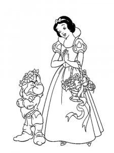 Snow White coloring page 24 - Free printable