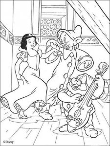 Snow White coloring page 27 - Free printable