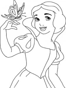 Snow White coloring page 28 - Free printable