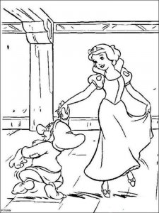 Snow White coloring page 9 - Free printable