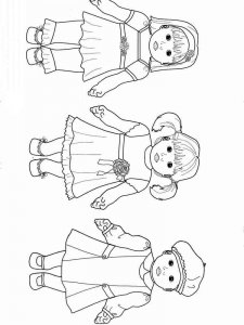 American Girl Doll coloring page 4 - Free printable