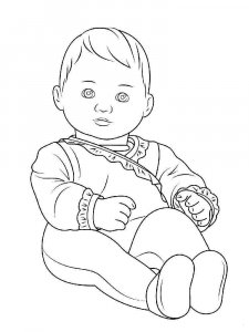 American Girl Doll coloring page 6 - Free printable