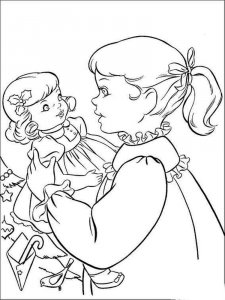 American Girl Doll coloring page 7 - Free printable
