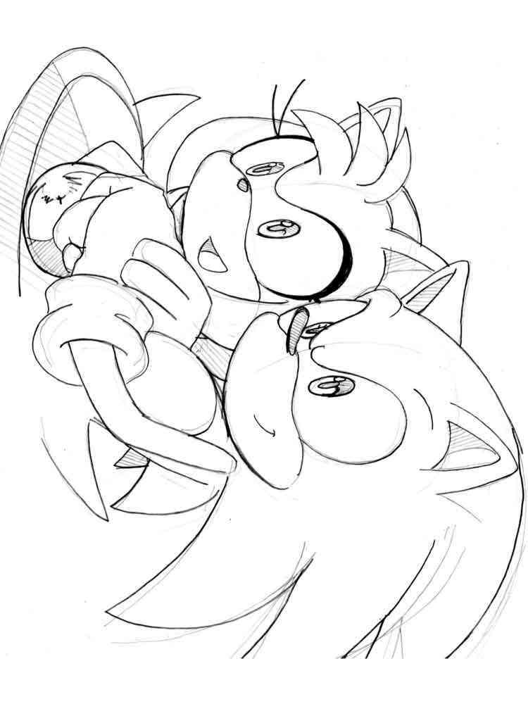 Amy Rose coloring pages. Free Printable Amy Rose coloring pages.