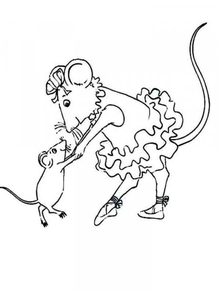 Angelina Ballerina coloring pages