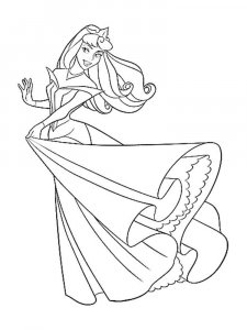 Coloring page bold Aurora