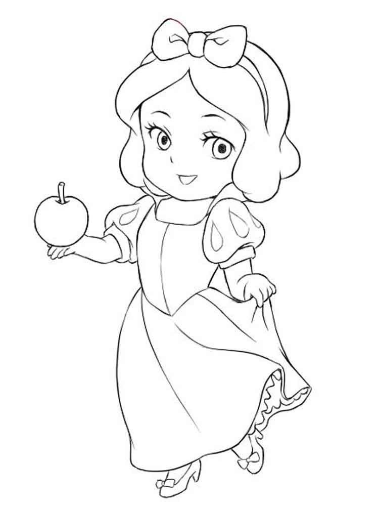 Baby Princess coloring pages. Free Printable Baby Princess coloring pages.