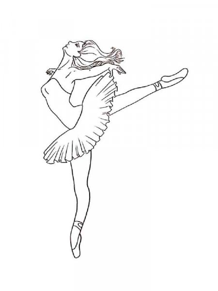 Ballet coloring pages