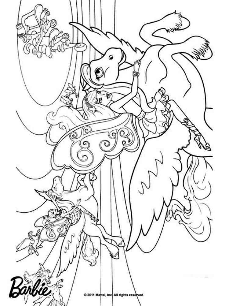Download Barbie And Horse Coloring Pages Download Print For Free ...