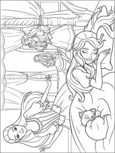 Barbie and the three Musketeers coloring page 10 - Free printable