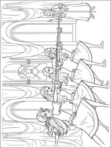 Barbie and the three Musketeers coloring page 11 - Free printable