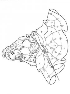 Barbie and the three Musketeers coloring page 17 - Free printable