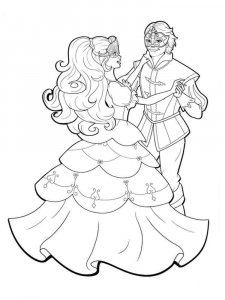 Barbie and the three Musketeers coloring page 18 - Free printable