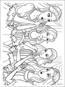 Barbie and the three Musketeers coloring page 4 - Free printable