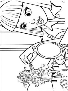 Barbie Thumbelina coloring page 1 - Free printable
