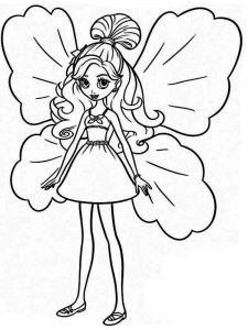 Barbie Thumbelina coloring page 4 - Free printable