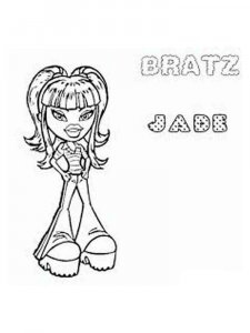 Coloring Jade Bratz