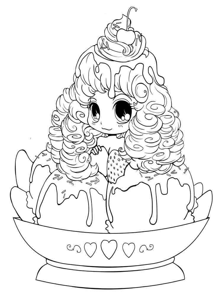 Download Chibi coloring pages. Free Printable Chibi coloring pages.