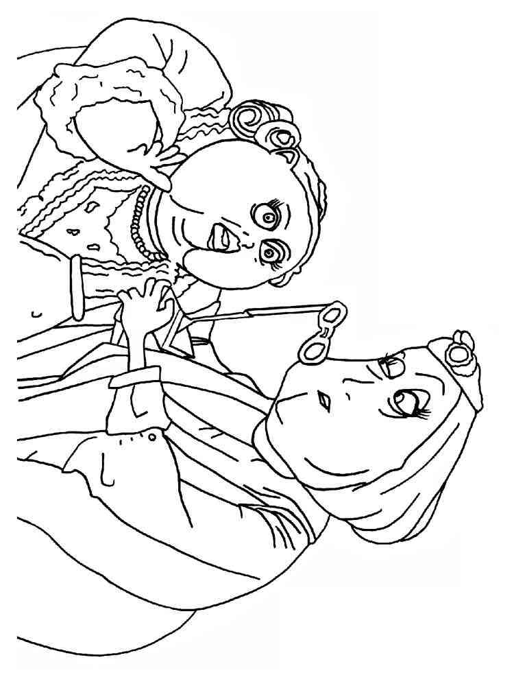 Coraline Coloring Pages Free Printable Coraline Coloring Pages