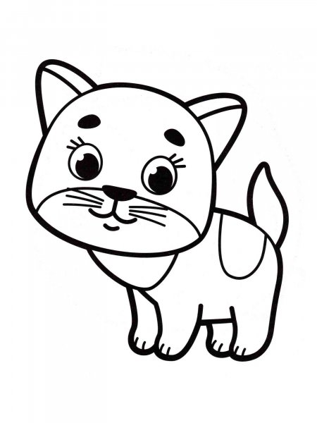 Cute Cats coloring pages