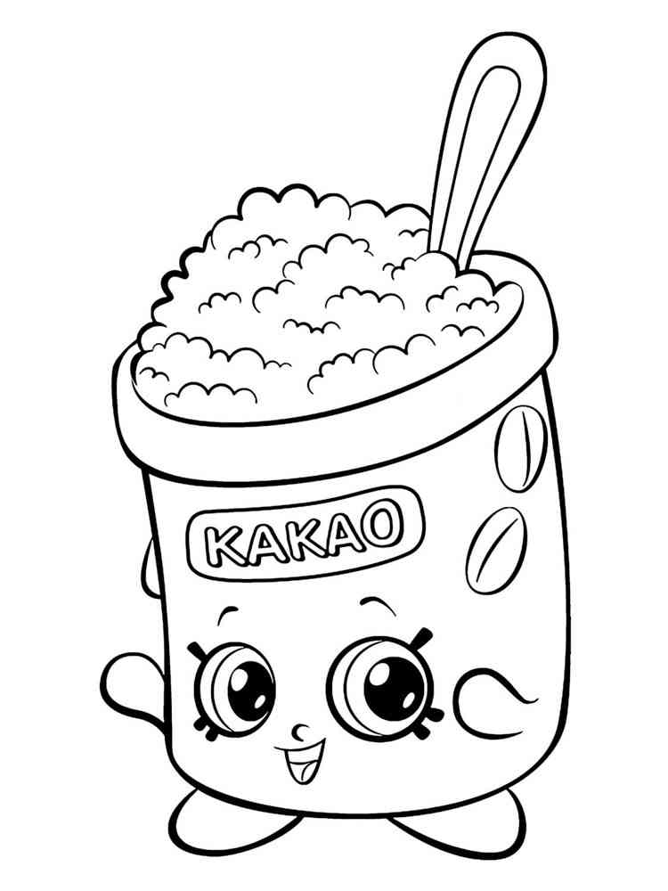 Download Cute Food coloring pages. Download and print Cute Food ...