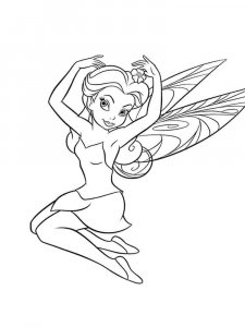 Fairy Silvermist Disney coloring page 10 - Free printable