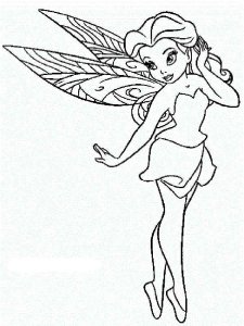 Fairy Silvermist Disney coloring page 11 - Free printable