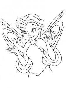 Fairy Silvermist Disney coloring page 12 - Free printable