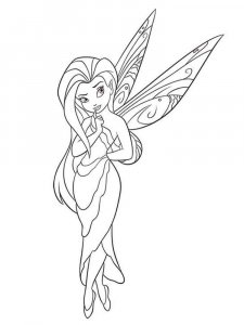 Fairy Silvermist Disney coloring page 2 - Free printable