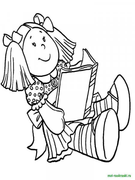 Dolls coloring pages