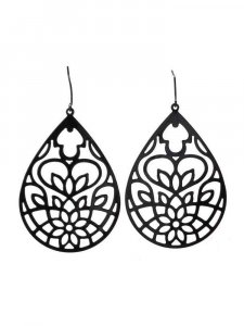Earring coloring page 2 - Free printable